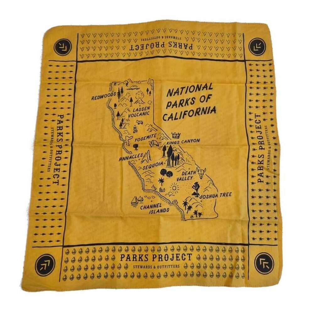 Parks Project National Parks of California Map Bandana